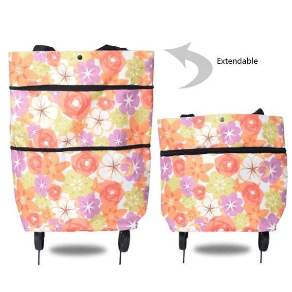 🛒 50% RABATT! 👜 Faltbare 2‑in‑1 Einkaufstasche – Platzsparend & vielseitig ✨