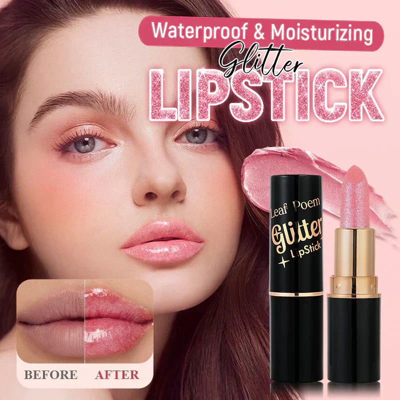 Wasserfester & feuchtigkeitsspendender Glitter-Lippenstift