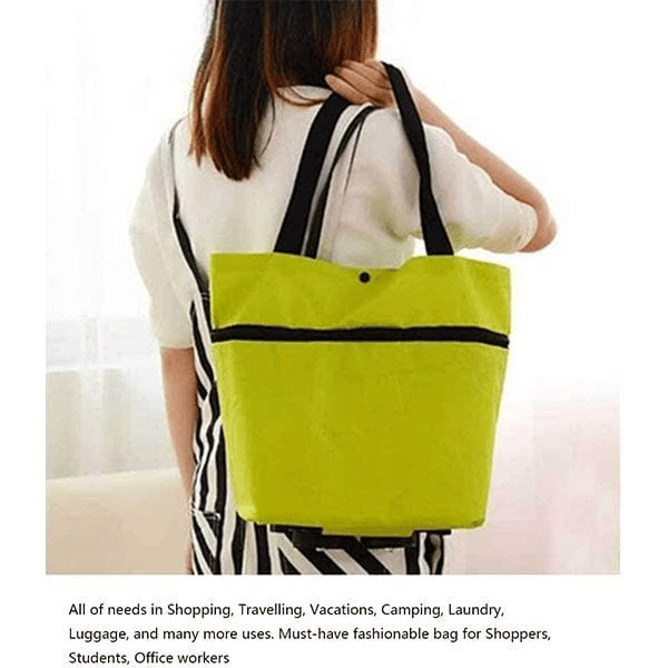 🛒 50% RABATT! 👜 Faltbare 2‑in‑1 Einkaufstasche – Platzsparend & vielseitig ✨