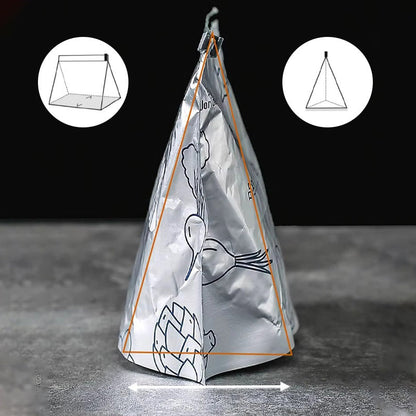 🍗 Zeitlich begrenztes Angebot! 🥦Wiederverwendbare, verschließbare Aufbewahrungsbeutel aus Aluminiumfolie