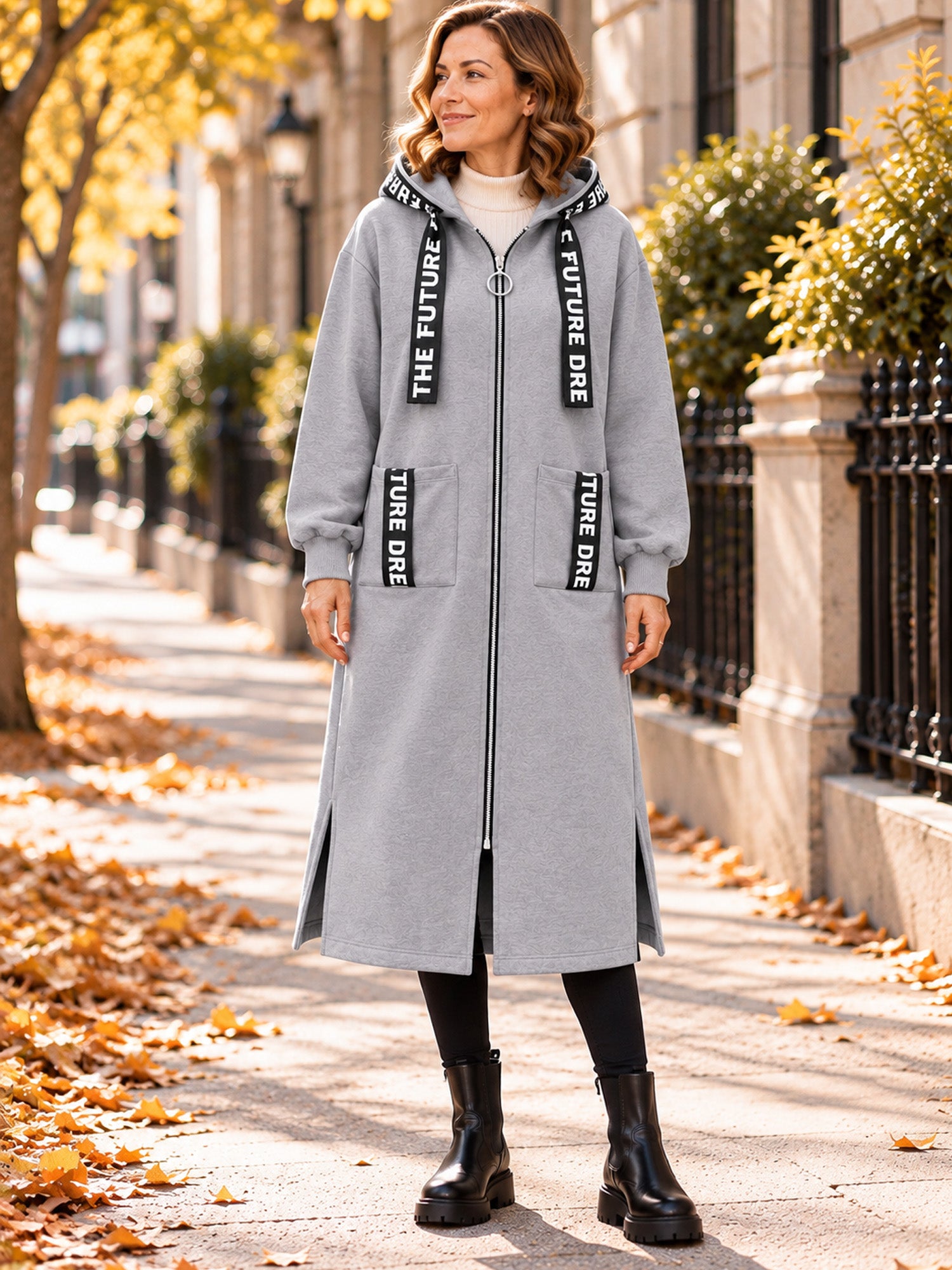 💞 Über 78.000 Stück verkauft!🧥Oversize-Kapuzen-Sweatshirt-Mantel für Damen🎁