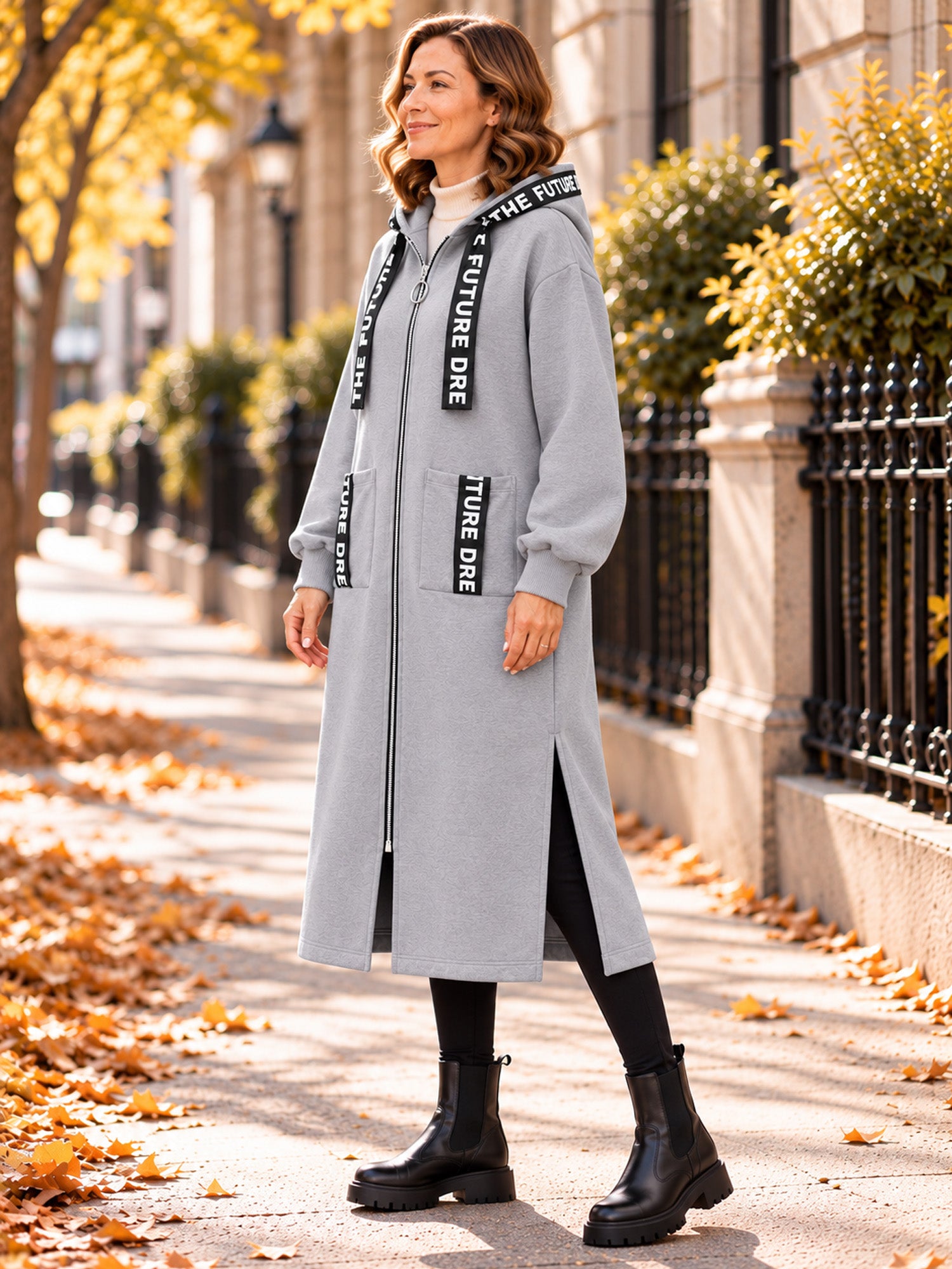 💞 Über 78.000 Stück verkauft!🧥Oversize-Kapuzen-Sweatshirt-Mantel für Damen🎁