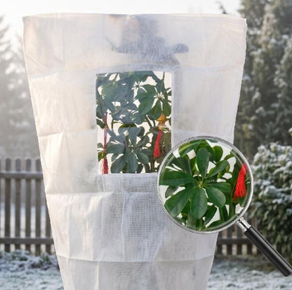 📢📢50% RABATT !!⏰🌱Winterschutz-Pflanzenhülle mit Reißverschluss und Kordelzug zum Frostschutz