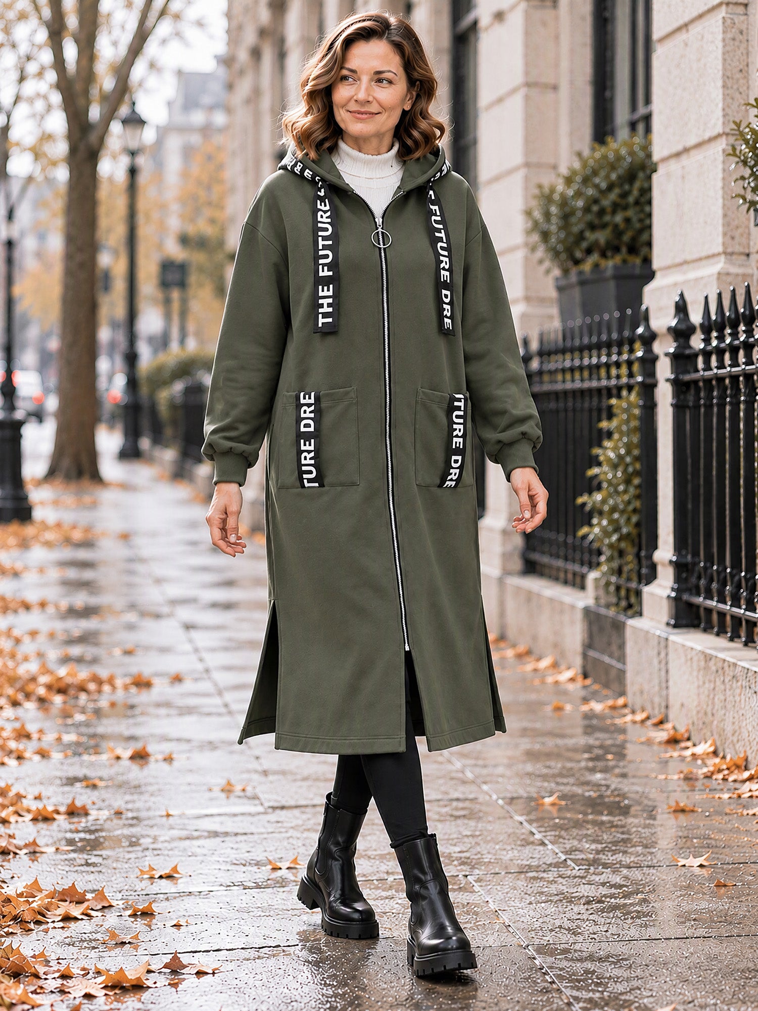 💞 Über 78.000 Stück verkauft!🧥Oversize-Kapuzen-Sweatshirt-Mantel für Damen🎁