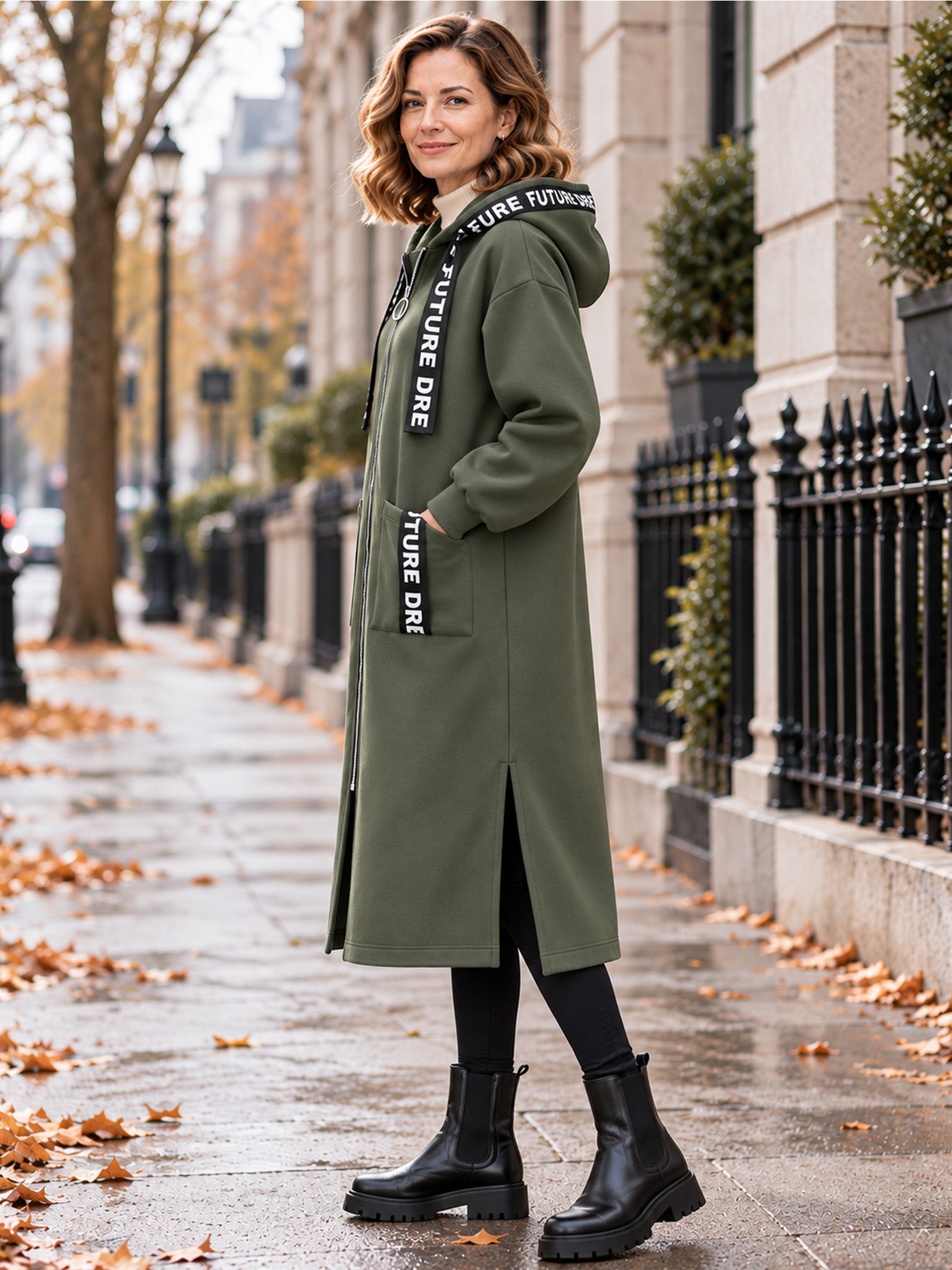 💞 Über 78.000 Stück verkauft!🧥Oversize-Kapuzen-Sweatshirt-Mantel für Damen🎁