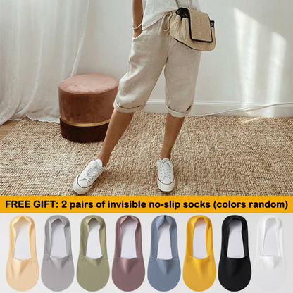Zeitlich begrenzt: 50% Rabatt + Gratis-Geschenk 🎁 | Caprihose aus Baumwoll-Leinen für nur 29,99€