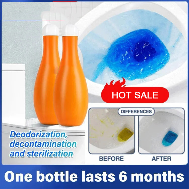 Blaue Blasen Toilettenreiniger – Frische & Hygiene mit jedem Spülen | 2+1 Gratis & 50% Rabatt 🚽