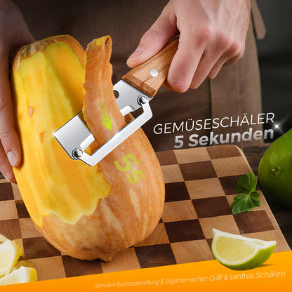 🥕 2+1 GRATIS! 🔥 Multifunktionaler Gemüseschäler für Die Küche – Edelstahlklinge, Ergonomischer Griff & Ideal Zum Schälen Von Obst & Gemüse ✨