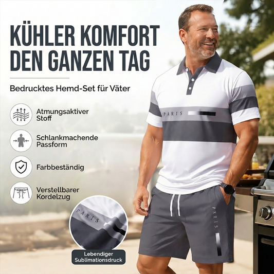 👕 50% RABATT! ☀️ 2-teiliges Hemd- & Shorts-Set für Herren – Bequem, atmungsaktiv & vielseitig – Perfekt für Sommer, Freizeit oder Reisen – lässiger Look mit hohem Tragekomfort 🩳✨