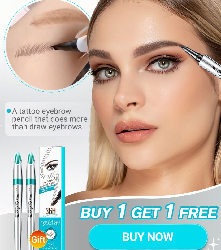 3D-Wasserfester Microblading Augenbrauenstift mit 4-zackiger Spitze