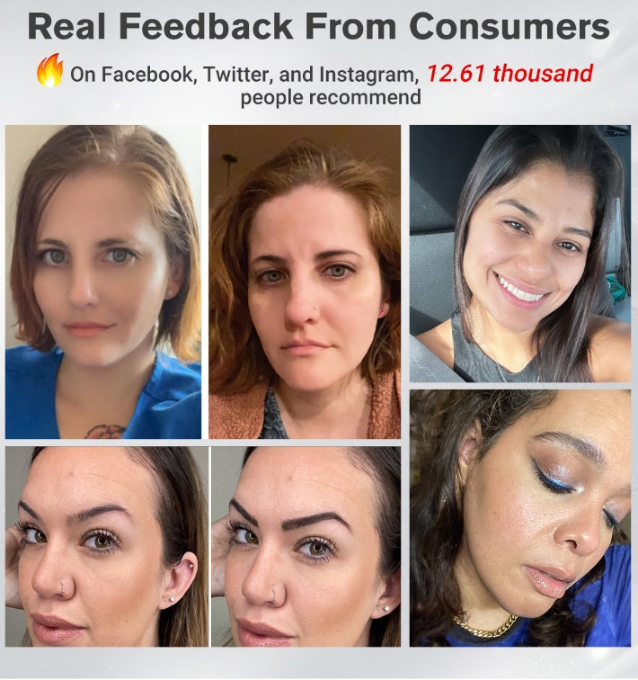 3D-Wasserfester Microblading Augenbrauenstift mit 4-zackiger Spitze