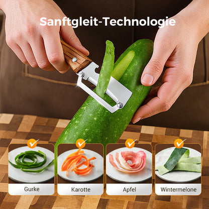 🥕 2+1 GRATIS! 🔥 Multifunktionaler Gemüseschäler für Die Küche – Edelstahlklinge, Ergonomischer Griff & Ideal Zum Schälen Von Obst & Gemüse ✨