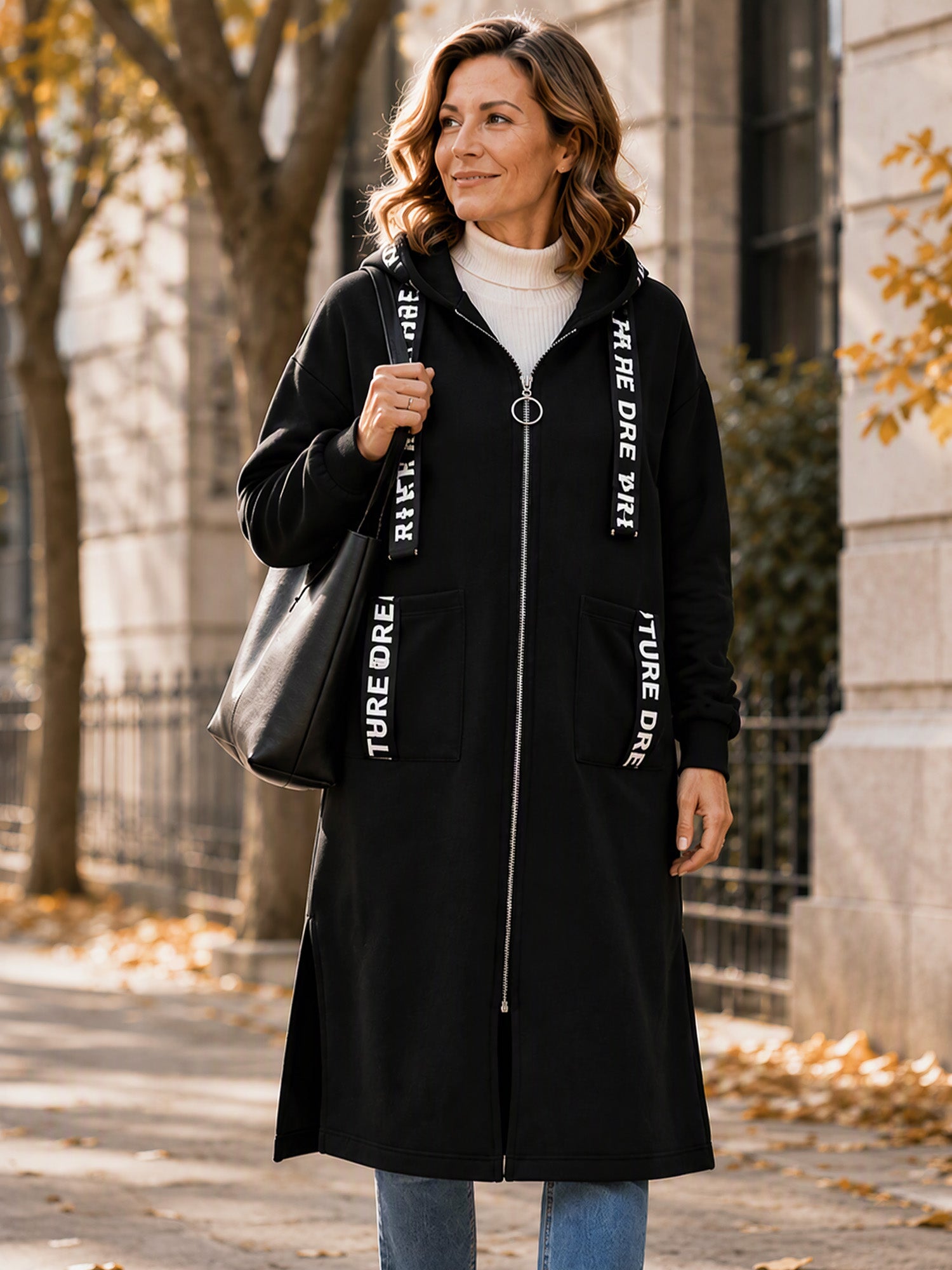 💞 Über 78.000 Stück verkauft!🧥Oversize-Kapuzen-Sweatshirt-Mantel für Damen🎁