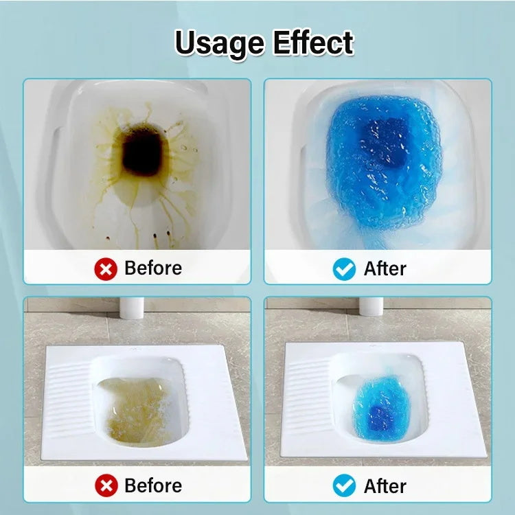 Blaue Blasen Toilettenreiniger – Frische & Hygiene mit jedem Spülen | 2+1 Gratis & 50% Rabatt 🚽