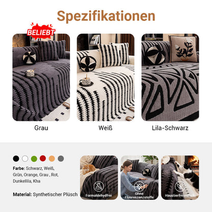 🛋️✨ Kratzfeste Sofa-Überzüge – Auch gegen Tierkrallen! Ultraweiches Sherpa, 🧺maschinenwaschbar & rutschfester Halt.