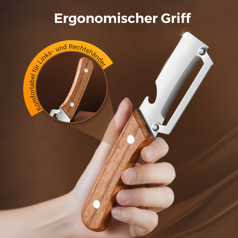 🥕 2+1 GRATIS! 🔥 Multifunktionaler Gemüseschäler für Die Küche – Edelstahlklinge, Ergonomischer Griff & Ideal Zum Schälen Von Obst & Gemüse ✨