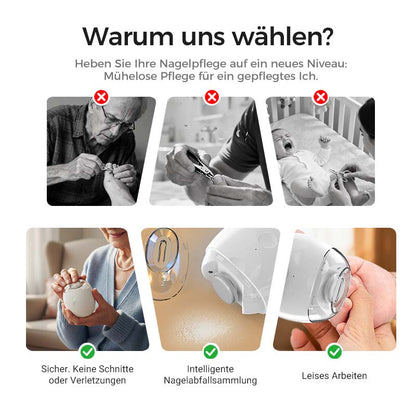 ✨💅Universelle automatische Nagelfeile für Erwachsene und Kinder👶🔧