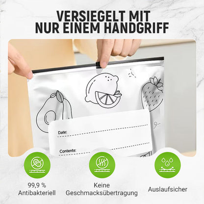 🍗 Zeitlich begrenztes Angebot! 🥦Wiederverwendbare, verschließbare Aufbewahrungsbeutel aus Aluminiumfolie
