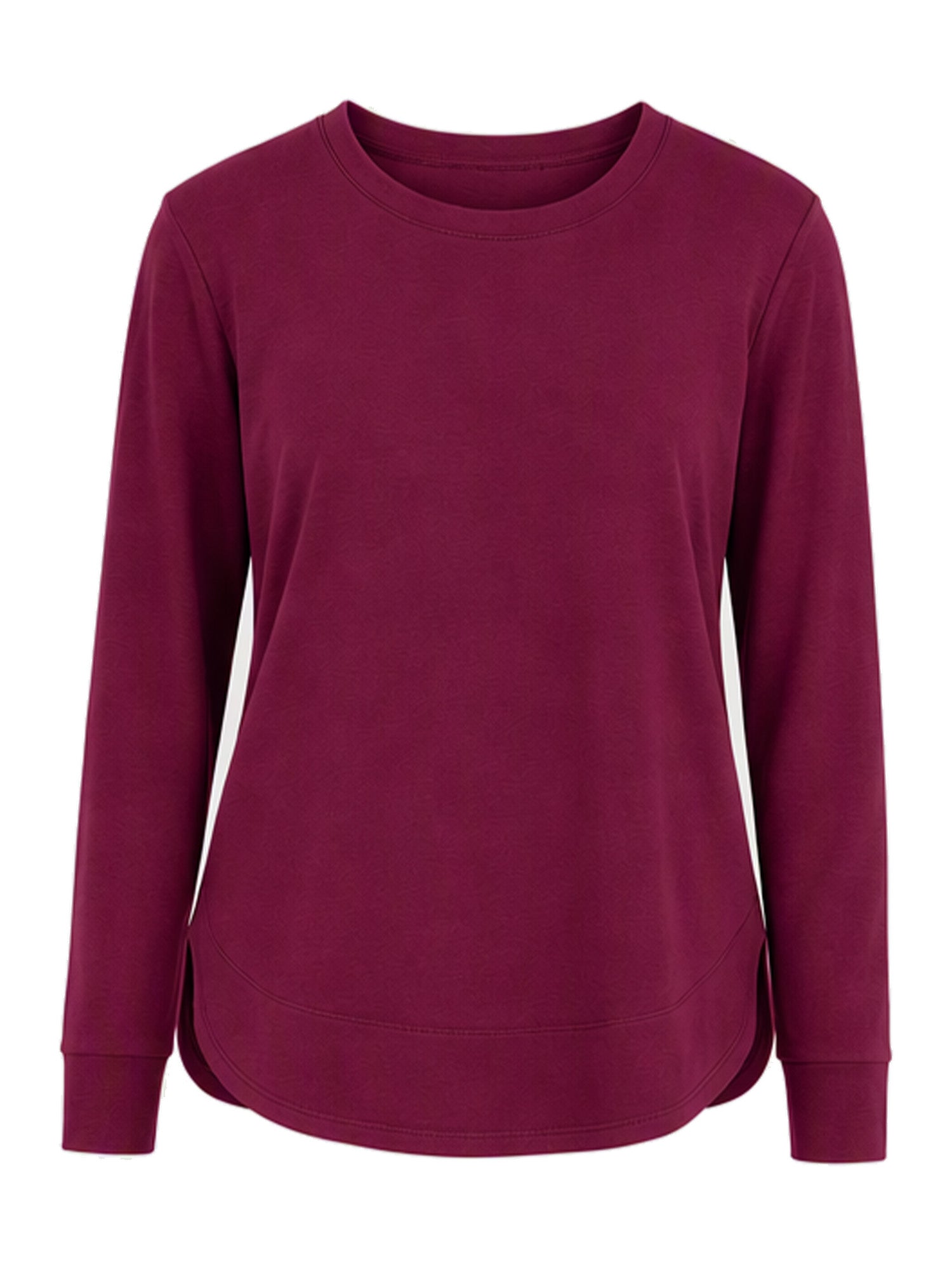 🖤 50% RABATT — BLACK FRIDAY EARLY ACCESS: Elegantes Damen-Longsleeve mit High-Low-Saum 🖤✨
