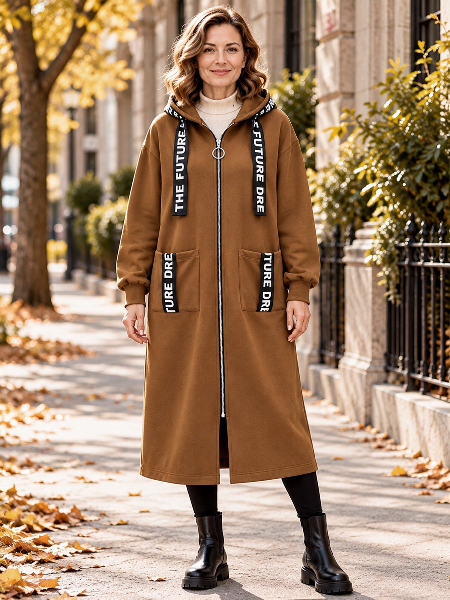 💞 Über 78.000 Stück verkauft!🧥Oversize-Kapuzen-Sweatshirt-Mantel für Damen🎁