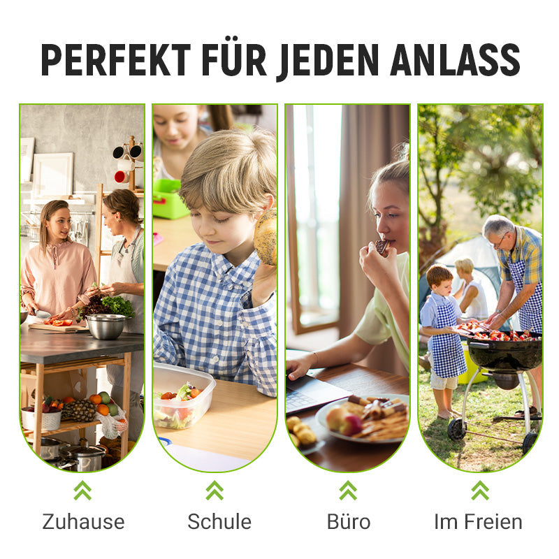 🍗 Zeitlich begrenztes Angebot! 🥦Wiederverwendbare, verschließbare Aufbewahrungsbeutel aus Aluminiumfolie