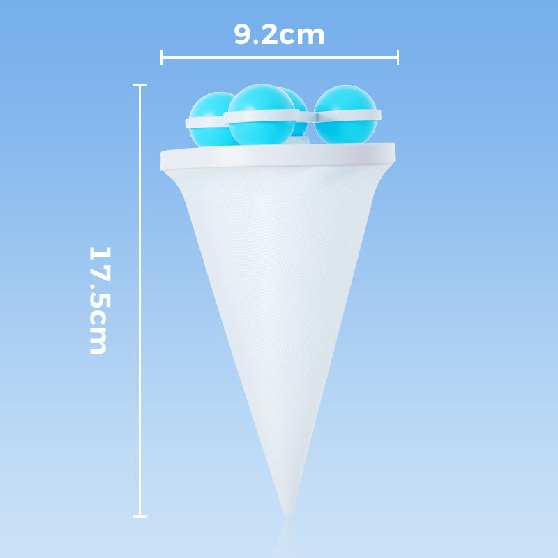 🧼 60% RABATT BEFRISTETES ANGEBOT! ✨ Schwimmender Filterbeutel-Waschball für Waschmaschinen - Fängt Haare & Flusen mit Einfacher Reinigung für Badewanne, Waschbecken & Waschmaschine 🐾📦