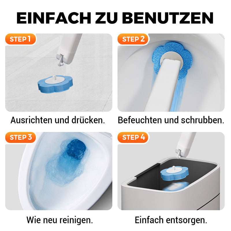🚽Toilettenbürsten mit Reinigungsmittel – Sauber & praktisch 🧼