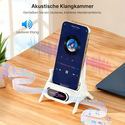 Der magnetische 2-in-1-Kabellose Ladestand – ablegen, sofort laden, aufnehmen, sofort nutzen