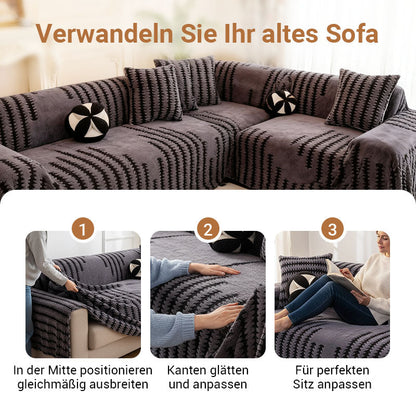 🛋️✨ Kratzfeste Sofa-Überzüge – Auch gegen Tierkrallen! Ultraweiches Sherpa, 🧺maschinenwaschbar & rutschfester Halt.