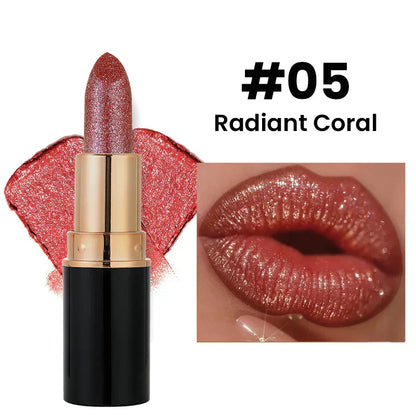 Wasserfester & feuchtigkeitsspendender Glitter-Lippenstift