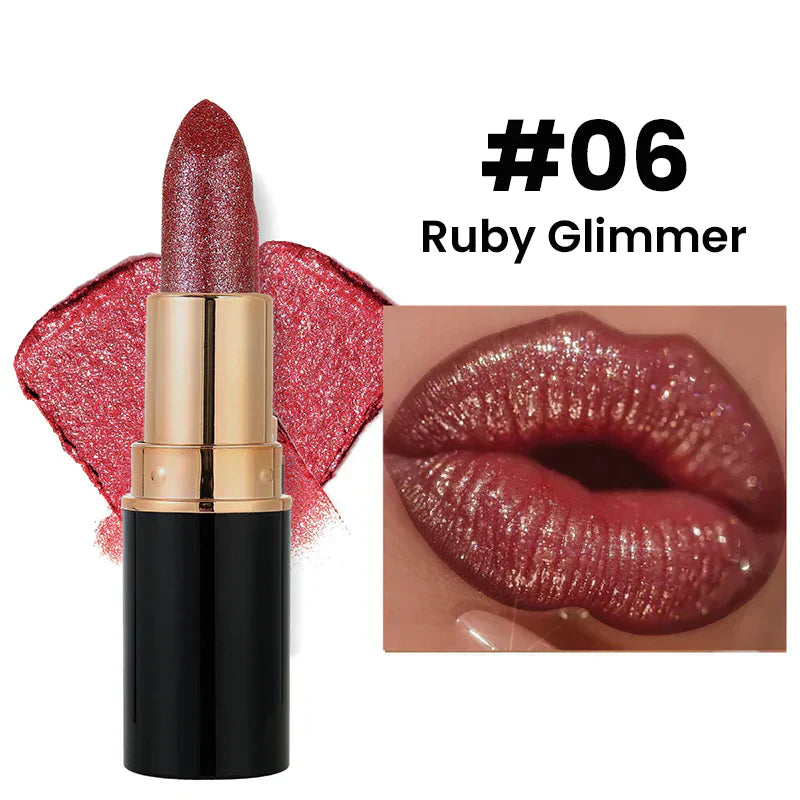 Wasserfester & feuchtigkeitsspendender Glitter-Lippenstift