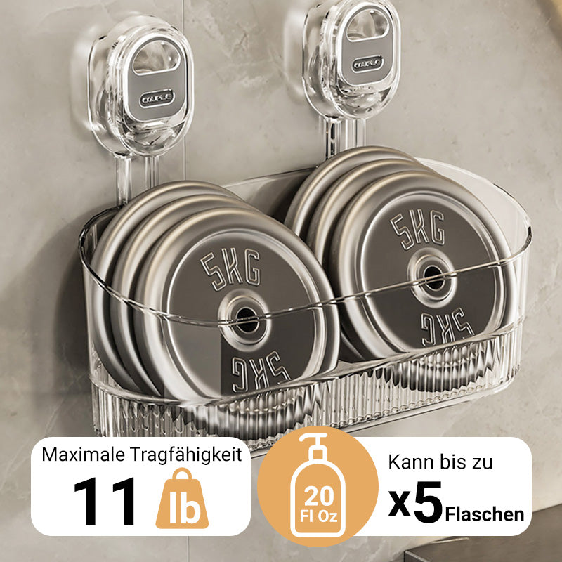 🔥50 % Rabatt   Neues Upgrade 🔥Aufbewahrungsregal mit Saugnapf und Abflussloch