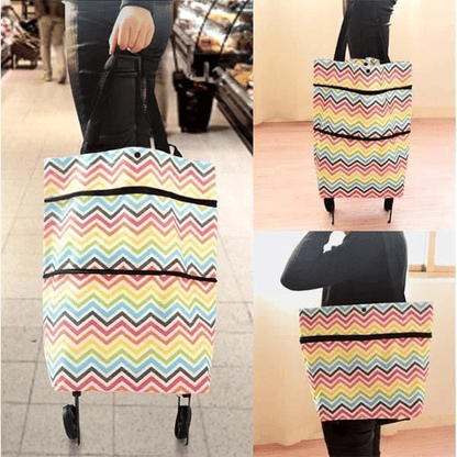 🛒 50% RABATT! 👜 Faltbare 2‑in‑1 Einkaufstasche – Platzsparend & vielseitig ✨