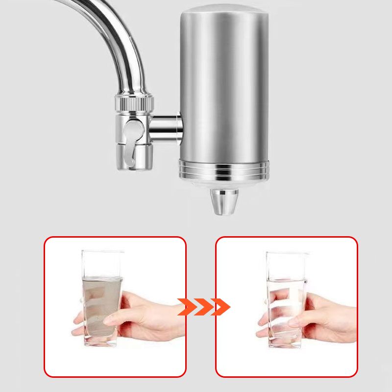 🔥Black-Friday-Mega-Angebot – 50 % Rabatt!🔥Installationsfreier Edelstahl-Wasserhahnfilter für den Haushalt