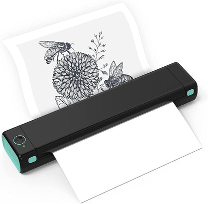 📢📢50% Rabatt  !!!⏰ Tragbarer kabelloser D810 Bluetooth-Thermodrucker – Ideal für Tattoo-Studios & Büro 🖨️📱
