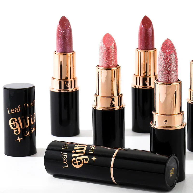 Wasserfester & feuchtigkeitsspendender Glitter-Lippenstift