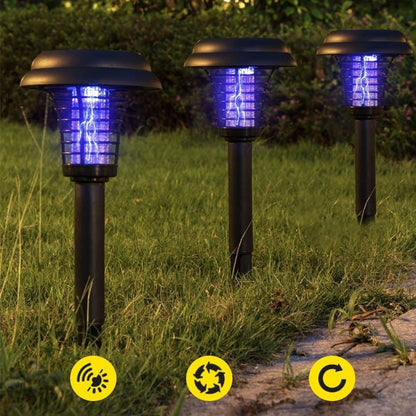 🌞🔥Solar-Insektenvernichter mit Erdspieß⏳