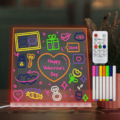 🌸💐2025 Neue leuchtende LED-Schreibtafel💥💥Befristetes Angebot: 50% Rabatt auf Bestellungen