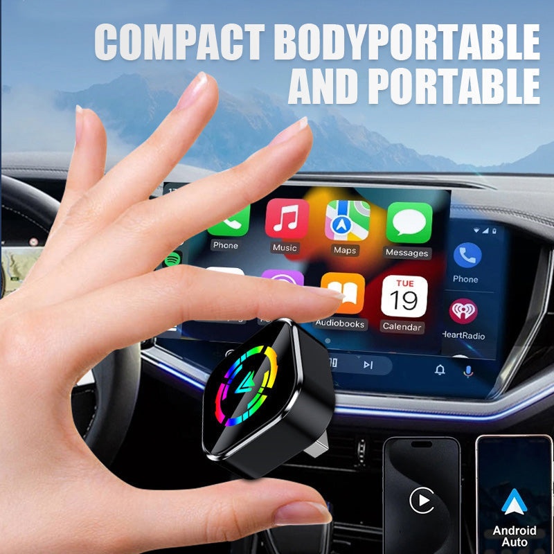 🚗📱 2-in-1 Wireless Adapter: Kabellos Auto-Connect für iPhone & Android – Fahrsicherheit & Freiheit genießen! 🔋🎉
