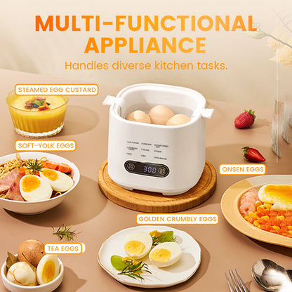 🎁Smart Mini-Eierkocher mit Touch-Panel – 6 Eier perfekt zubereitet | 50% Rabatt 🥚