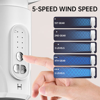 ✨Motor Standventilator, 20dB sehr leiser Ventilator, 30m Wurfweite, 2465m³/h Luftvolumen, Fan mit Fernbedienung & Kühlung✨