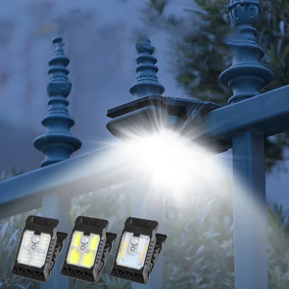 ✨ Jetzt 2 kaufen, 1 gratis erhalten!🌿 Solar-Clip-Leuchte mit Bewegungssensor – Ideal für Garten, Balkon & Terrasse! 🏡