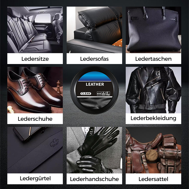 🧼 Neujahrs-Sonderangebot: 50 % Rabatt✨ Reinigungs- & Pflegecreme für Leder - Tiefenreinigung mit Natürlichen Ölen für Möbel, Autositze & Accessoires 🛋️🌟