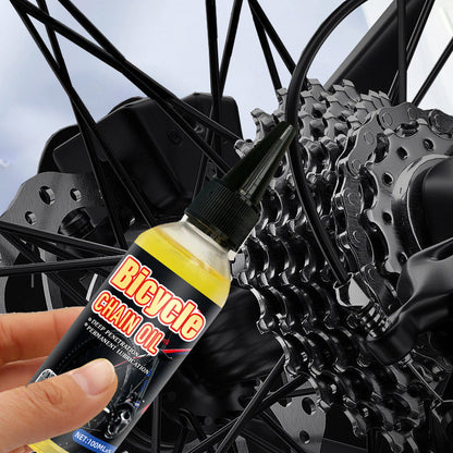 🛡️⚙️ Geräuschloses Kettenöl – Stoppt Kettenruckeln & Quietschen 💧💧 Für MTB, Rennrad & E-Bike – Sauber, haftstark & langlebig