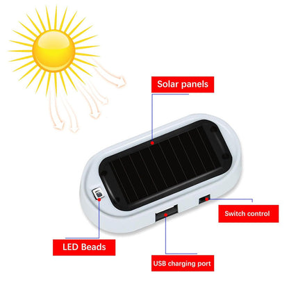 🚗 JETZT 50 % RABATT! ☀️ Solarbetriebenes LED-Diebstahlschutz-Blinklicht – kabellos, wetterfest und energieeffizient für Fahrzeuge rund um die Uhr 🚨