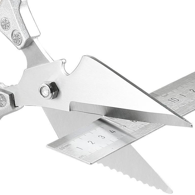 ✂️ 50% RABATT! ✨ MULTIFUNKTIONSCHEERE - Hochleistungs-Küchen- & Geflügelschere, Rutschfester Griff, Zerkleinert Kräuter & Nüsse, Spülmaschinenfest 🍗🌿