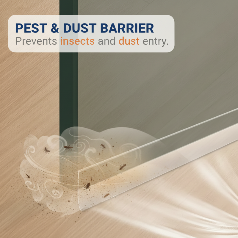 🚪 50% RABATT! 🏠 Selbstklebendes Dichtungsband – Einfach anzubringen, Isoliert Zugluft & Reduziert Lärm ✅