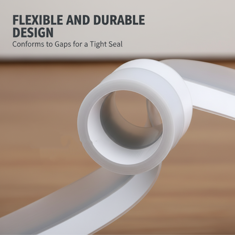 🚪 50% RABATT! 🏠 Selbstklebendes Dichtungsband – Einfach anzubringen, Isoliert Zugluft & Reduziert Lärm ✅