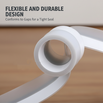🚪 50% RABATT! 🏠 Selbstklebendes Dichtungsband – Einfach anzubringen, Isoliert Zugluft & Reduziert Lärm ✅