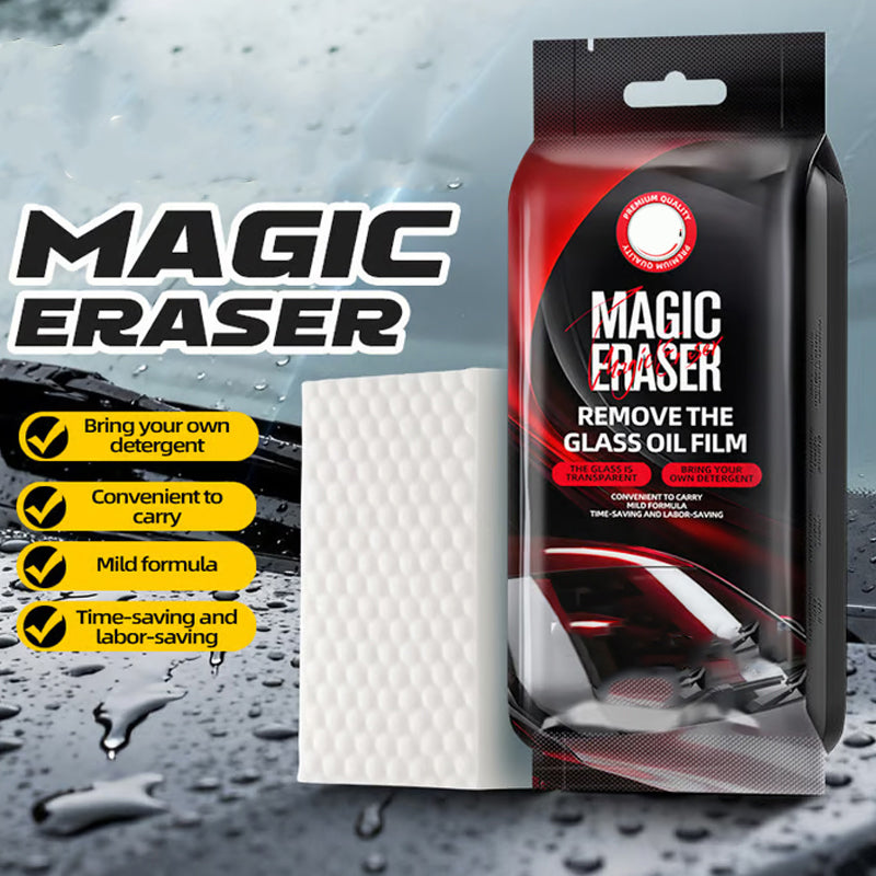 📢📢50 % Rabatt!! ⏰ + 🔥 1+1 GRATIS🔥🚗🧽 Zauberhafter Auto-Schwamm – Entfernt sofort Ölfilme & Wasserflecken | pH-neutral für alle Scheiben, besserer Durchblick bei Nacht! 🌙